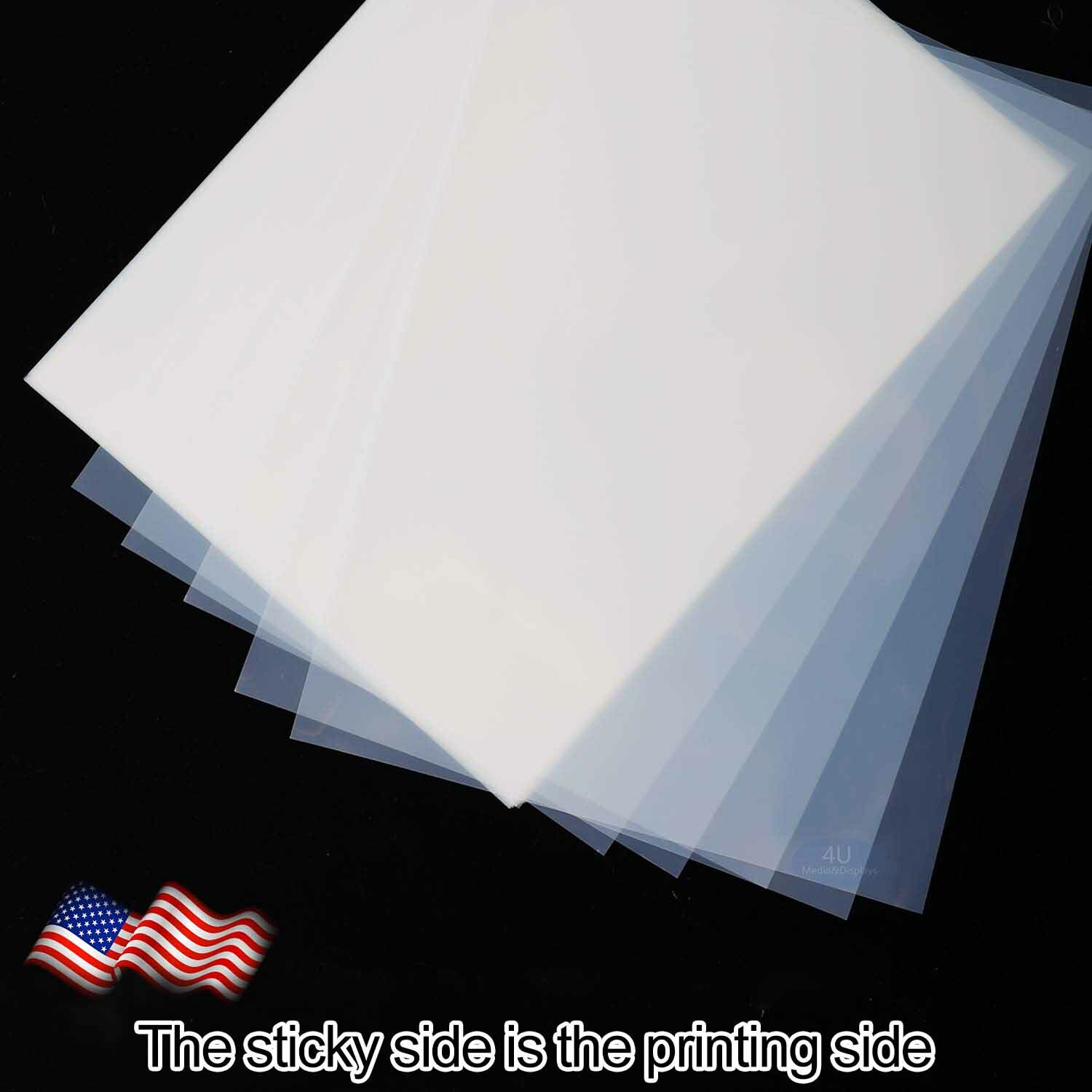 11″x17″，Silk Screen Printing Waterproof Inkjet Transparency Film，125 Sheets
