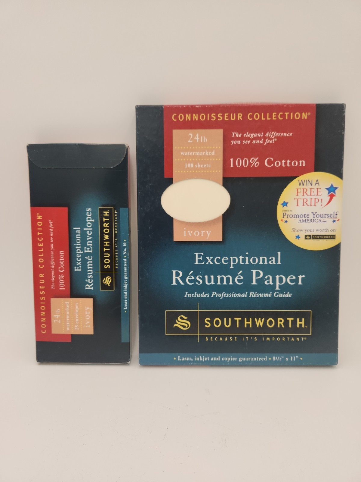 Southworth Connoisseur Collection Exceptional Resume Ivory Paper and Envelopes
