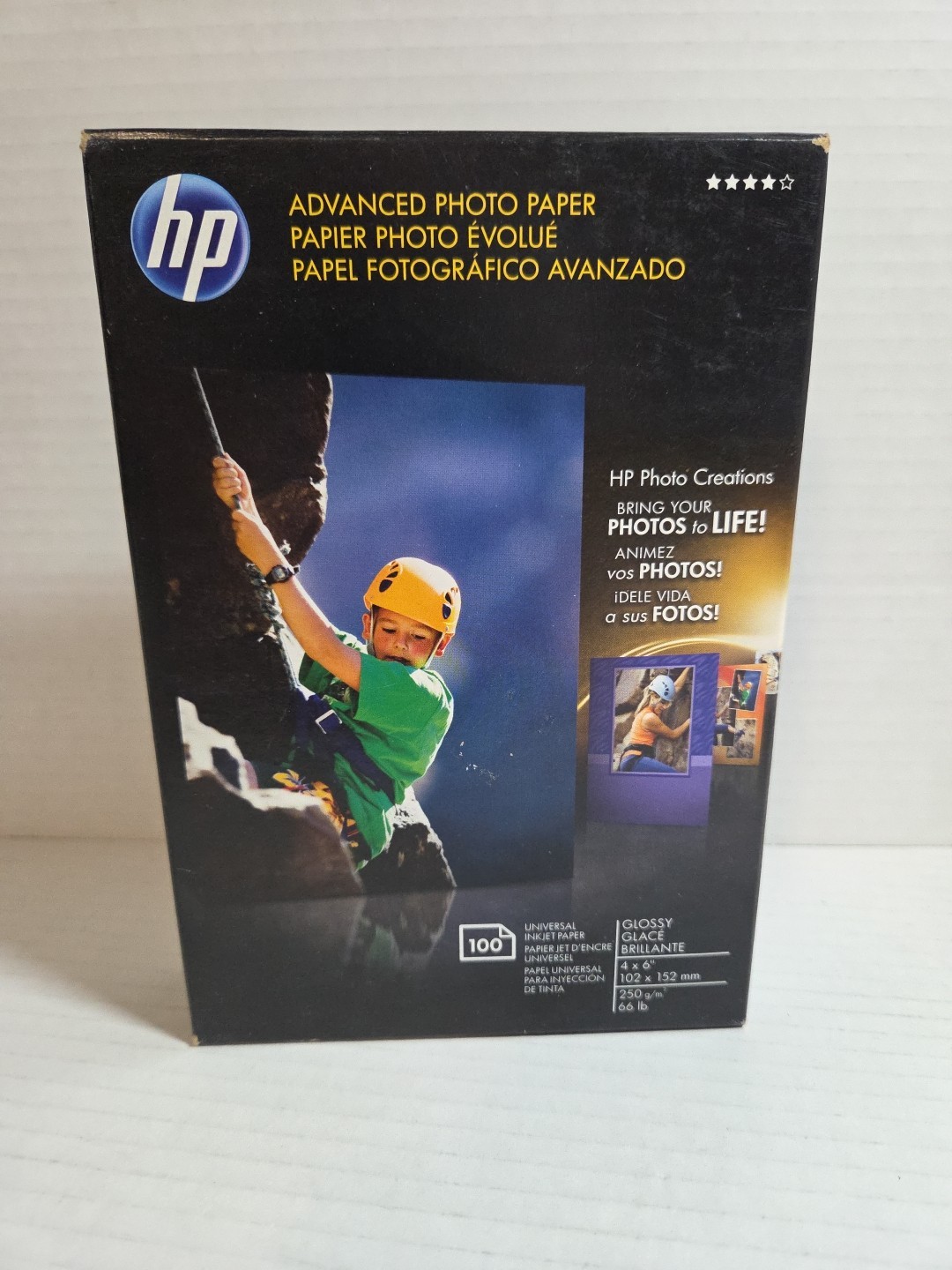 Hewlett Packard Q6638A 4 x 6 inch Glossy Printer Paper – 100 Sheets