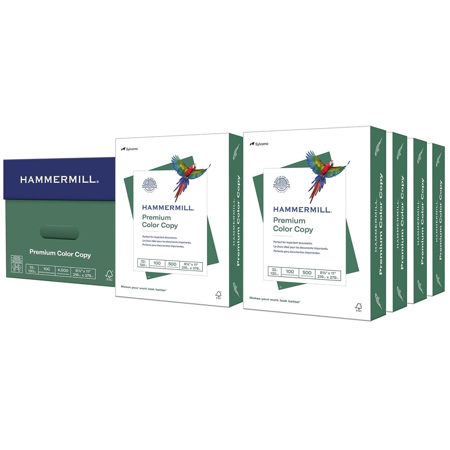 32 lb Printer Paper, 8.5×11 – 4000 Sheets, Smooth Finish