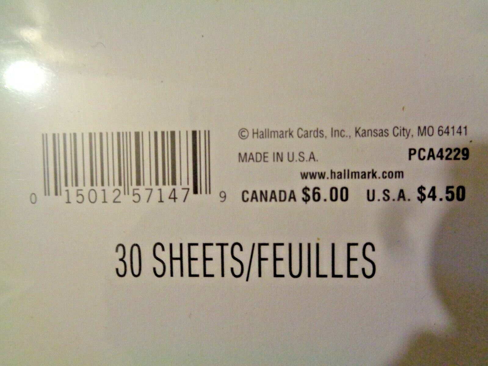 2 Pack of Hallmark Designed Paper for Ink Jet Printer Laser Photocopies Flowers