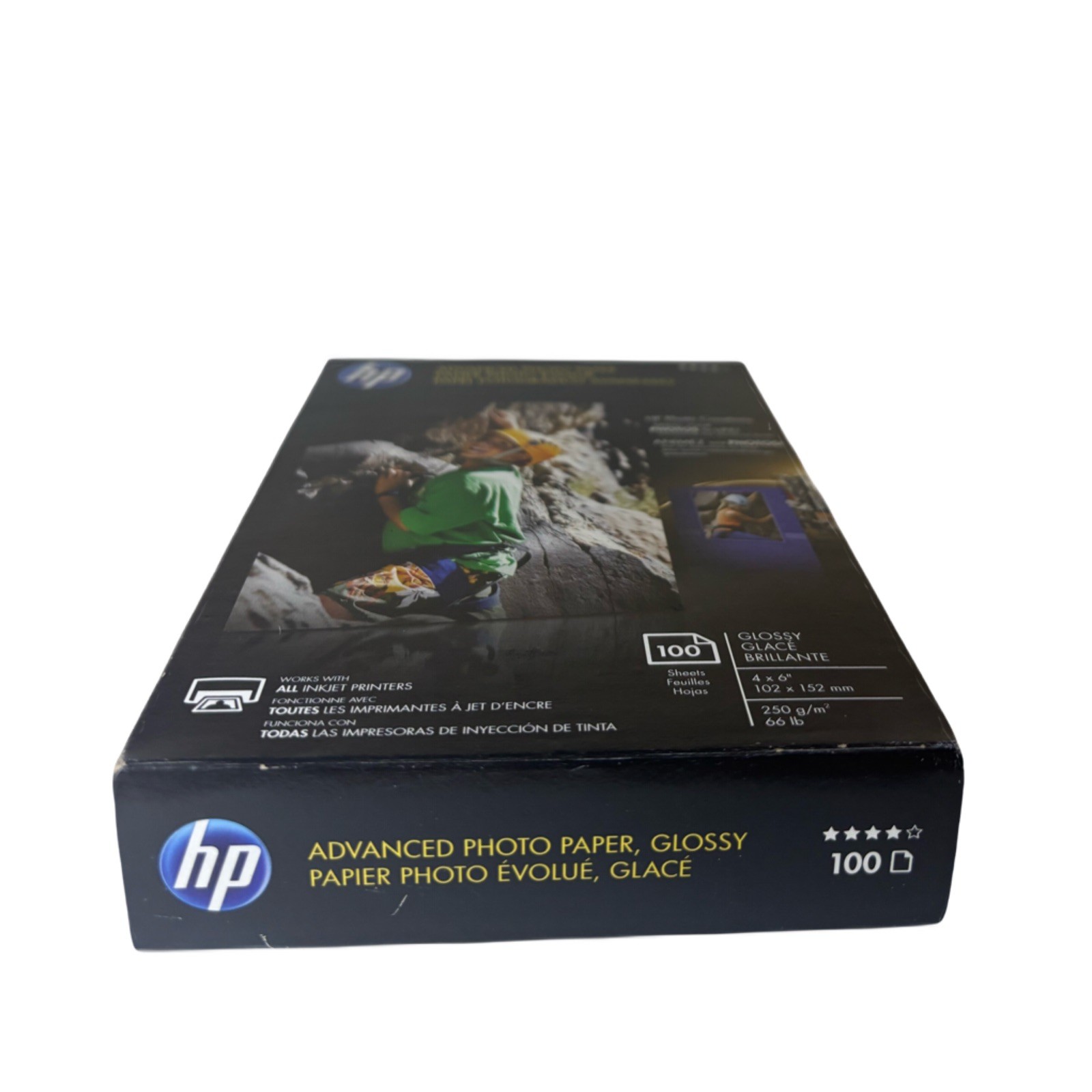 Hewlett Packard Q6638A 4 x 6 inch Glossy Printer Paper – 100 Sheets