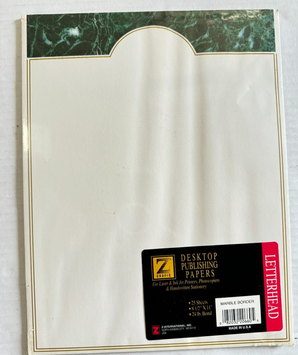Résumé Letter Paper Ivory & White Granite 8 1/2″ x 11″ 24 Lb 405 Sheets LOT of 4