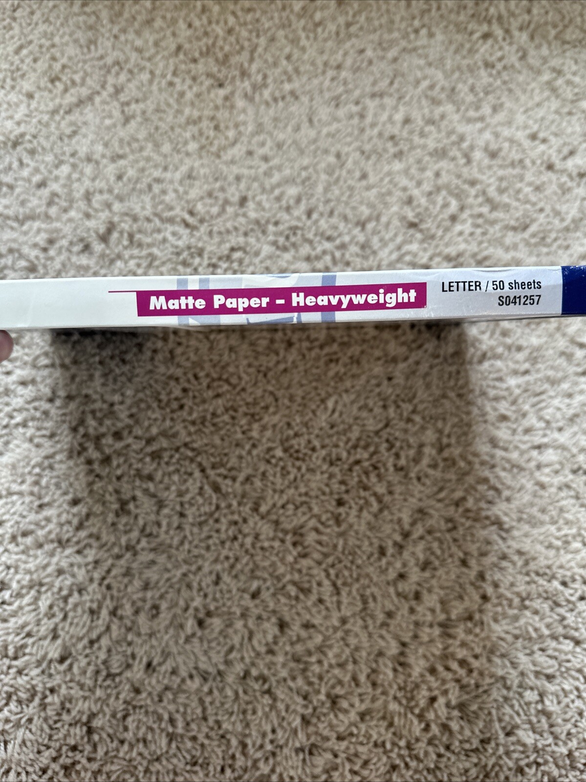 Epson S041257 Matte Paper Heavyweight Letter 8.5″ X 11″ – 50 Sheets