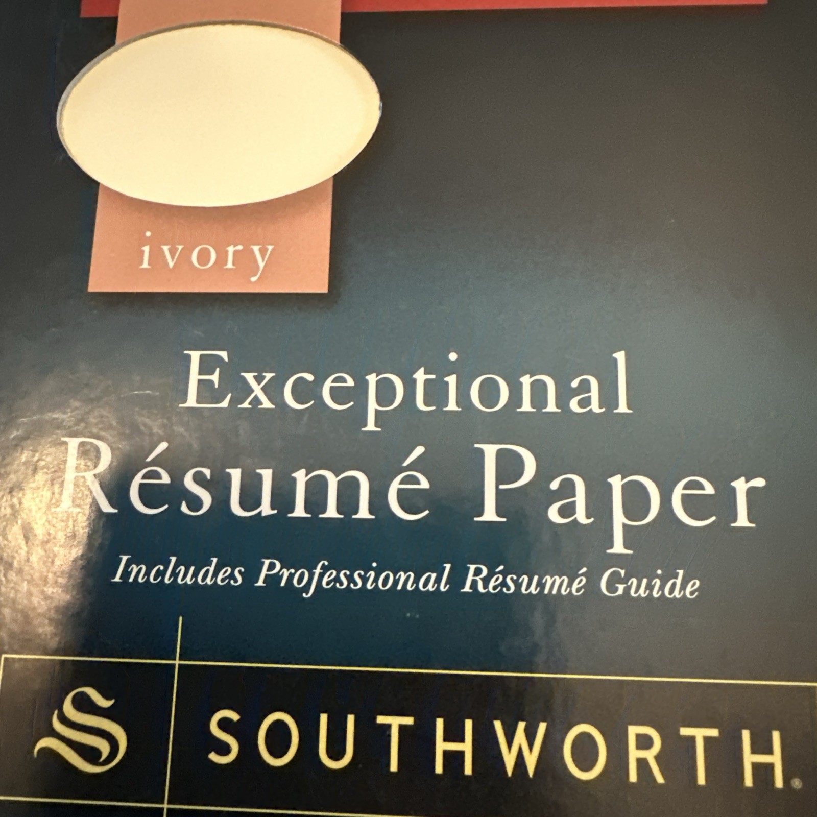 Southworth Company EXCEPTIONAL Resume Paper WATERMARKED 100 Sheets New Sealed