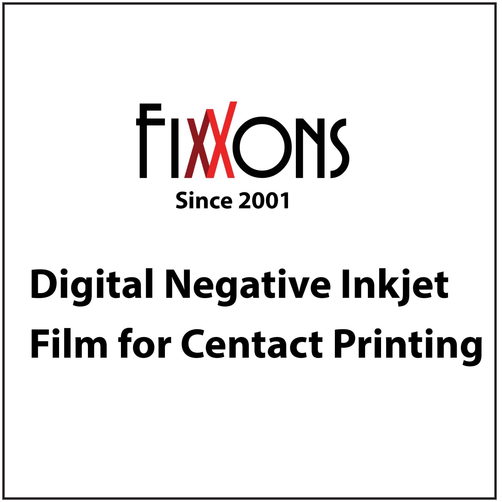 Digital Negative Inkjet Film for Contact Printing 17″ x 100′ Roll