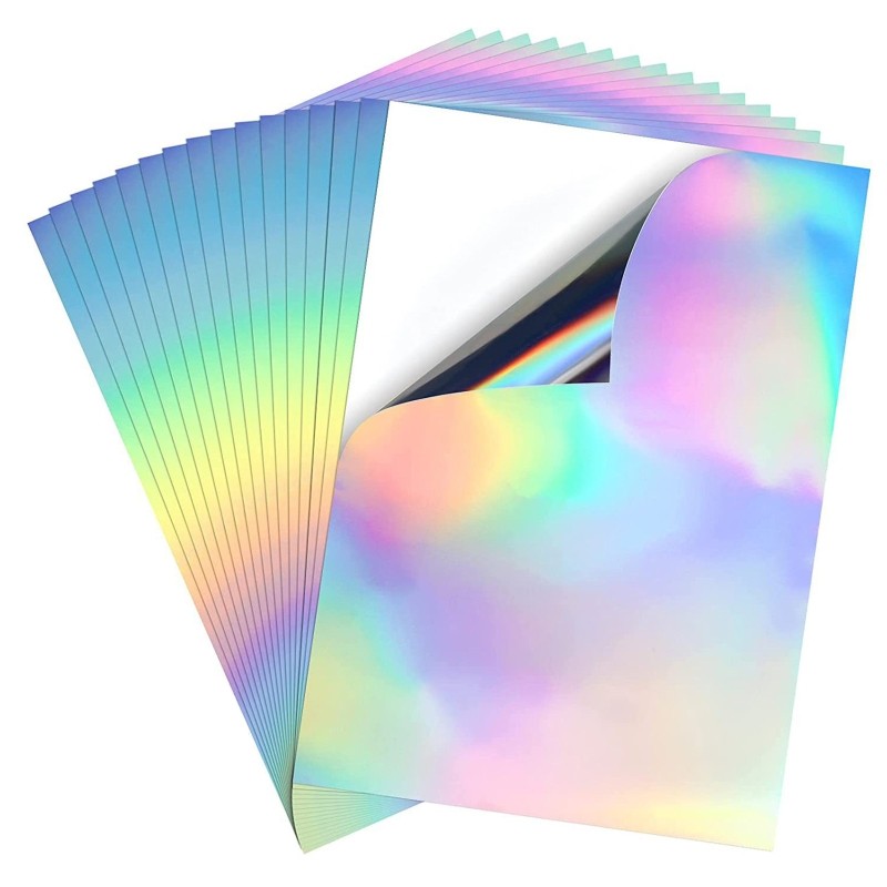 20Pieces Transparent Overlay Lamination Sticker Paper Tear Resistant