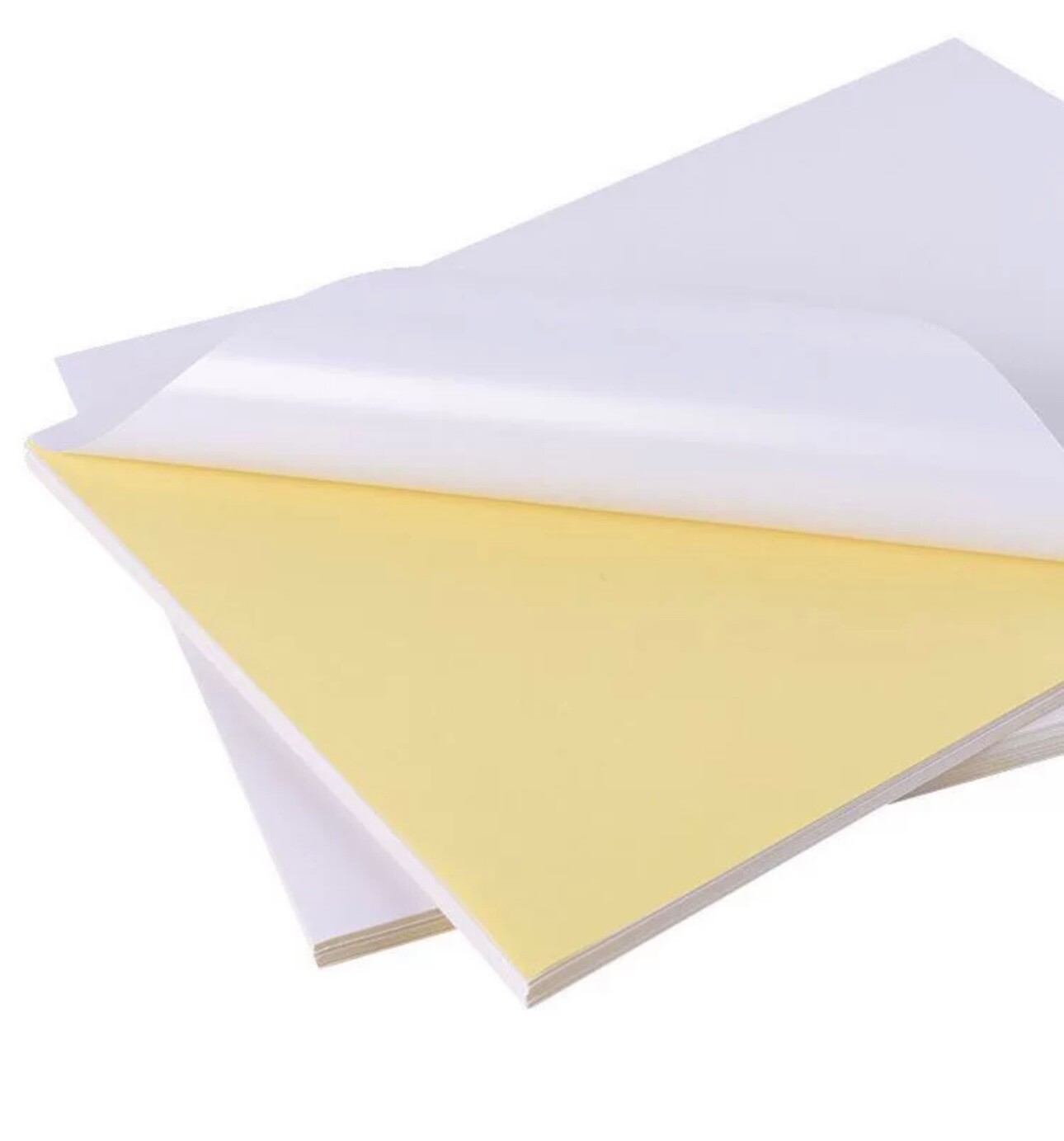 10x A4 Laser Inkjet Printing Printable White Matte Sticker Paper Self Adhesive