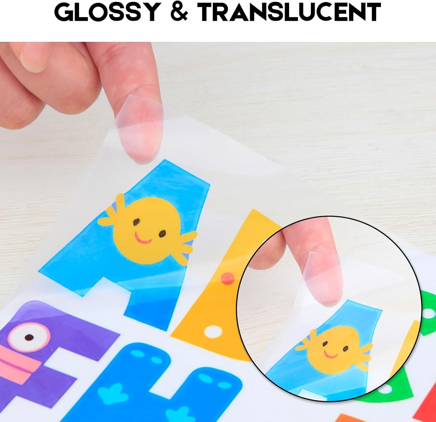 30 Sheets Premium Printable Clear Vinyl Sticker Paper for Inkjet Printers 8.5…