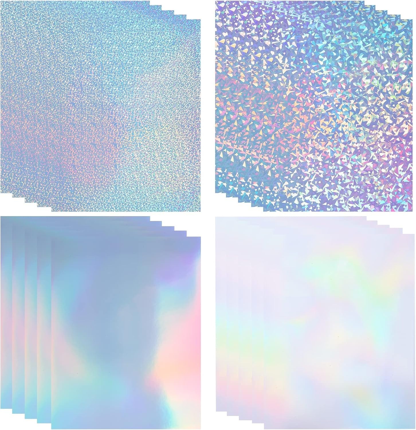 20 Sheets Holographic Sticker Paper for Inkjet & Laser Printer 8.5×11 inch | …