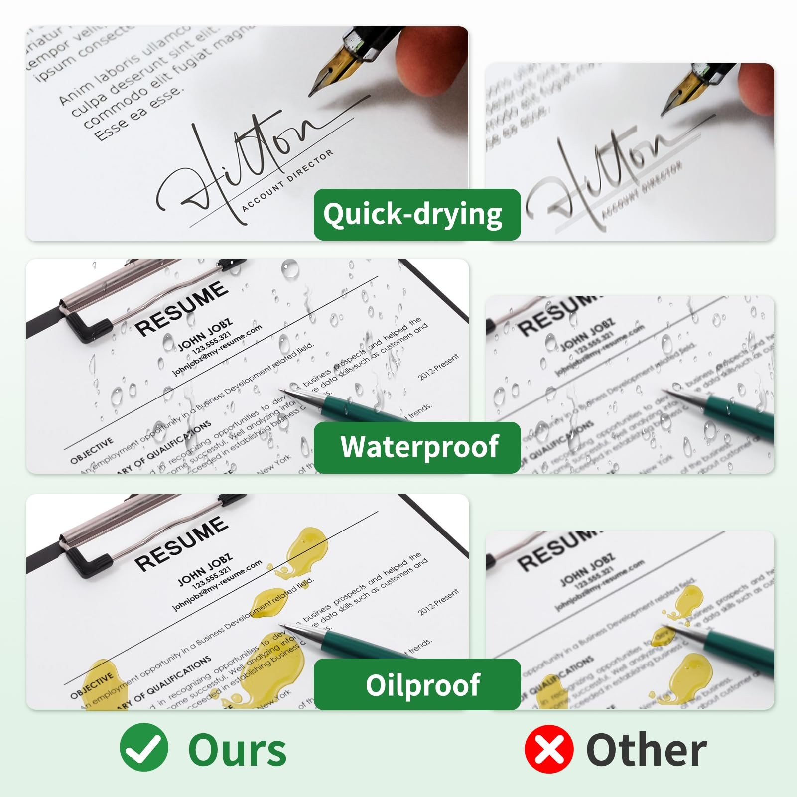 Gloryang Thermal Printer Paper 8.5 x 11 Inch US Letter 200 Sheets, Fan-fold
