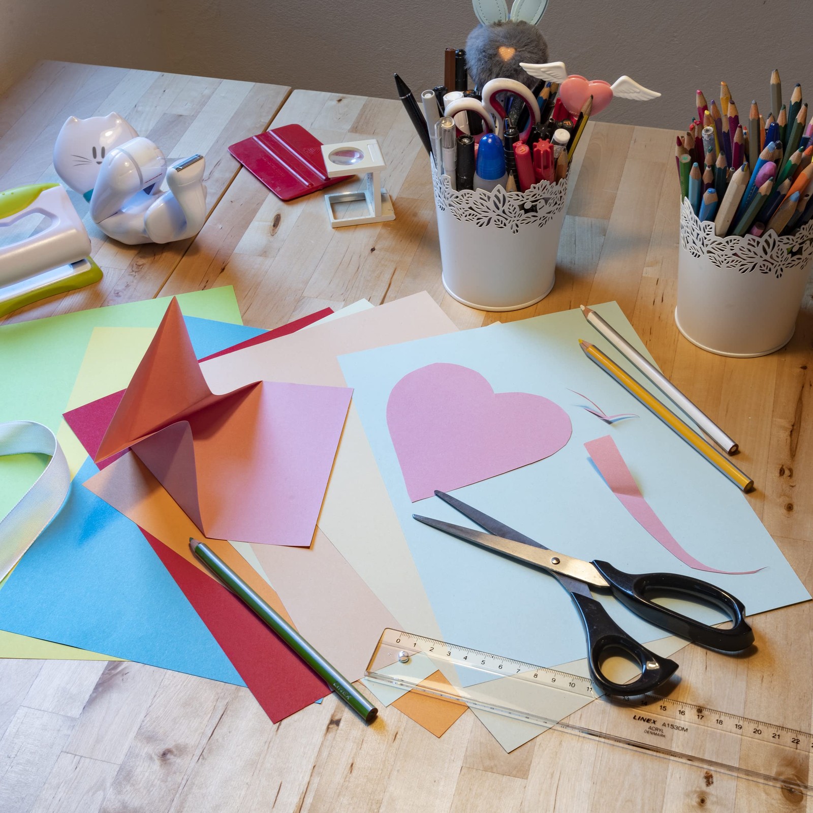 250 Sheets A4 Colourful Universal Paper, 80gsm, Printer Paper, 10 Colours