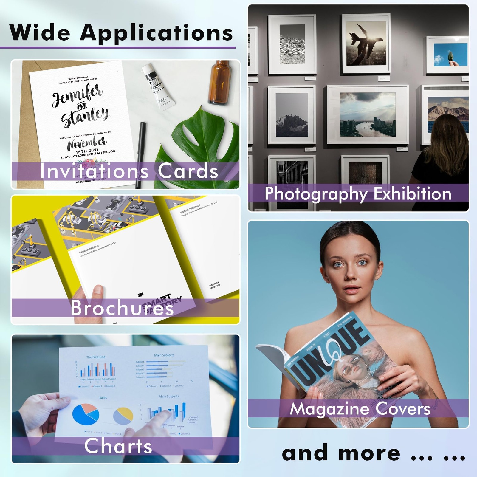 100 Sheets Koala Matte Coated Photo Paper 8.5×14 Inch Legal Size 48LB