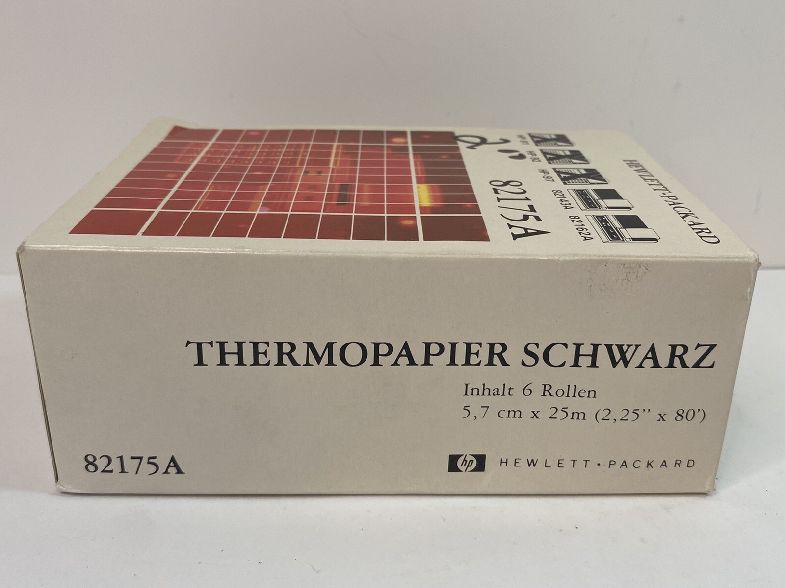 5 Rolls HP 82175A Black Print Thermal Paper 2.25″ * 80′
