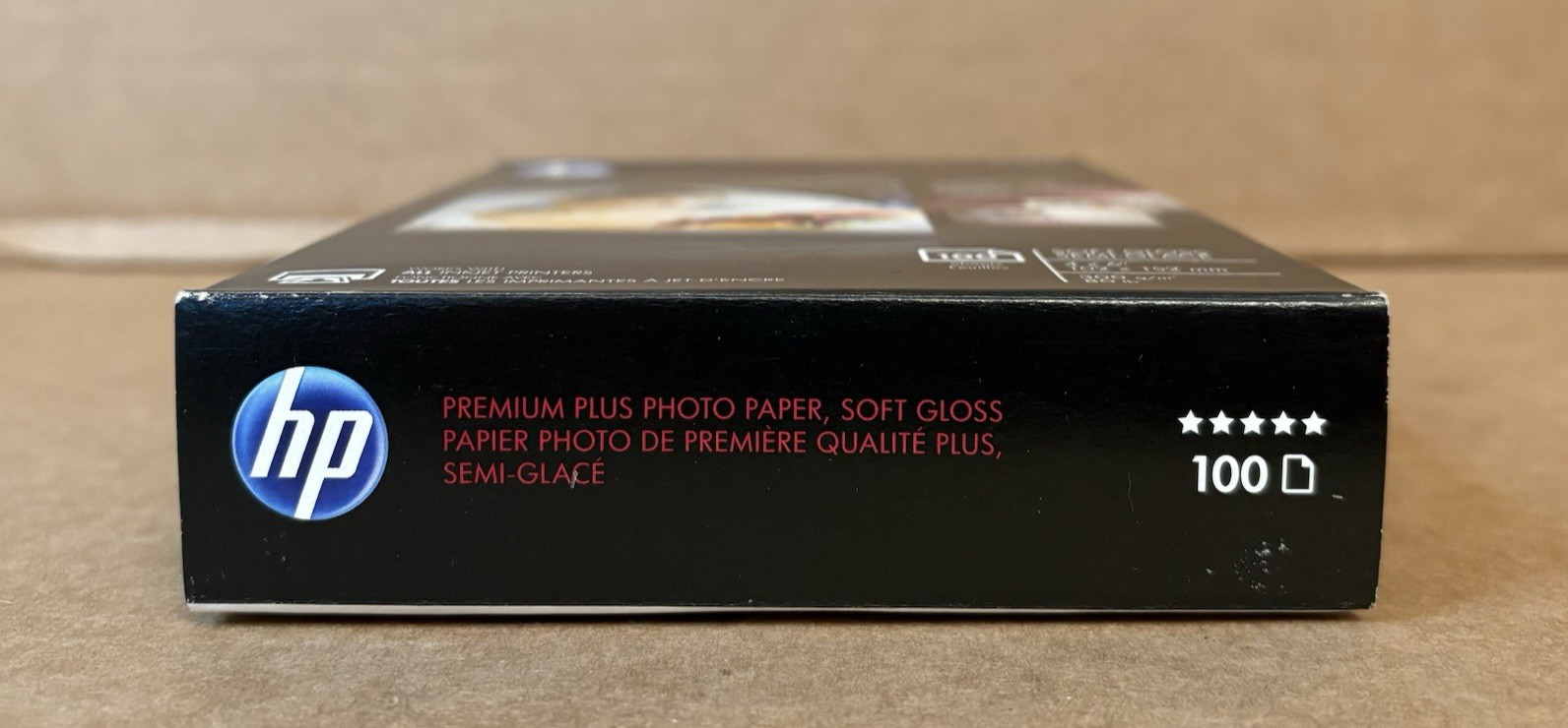 HP Premium Plus Soft Gloss Photo Paper Glossy photo paper 80lb 4×6 100pc Sealed