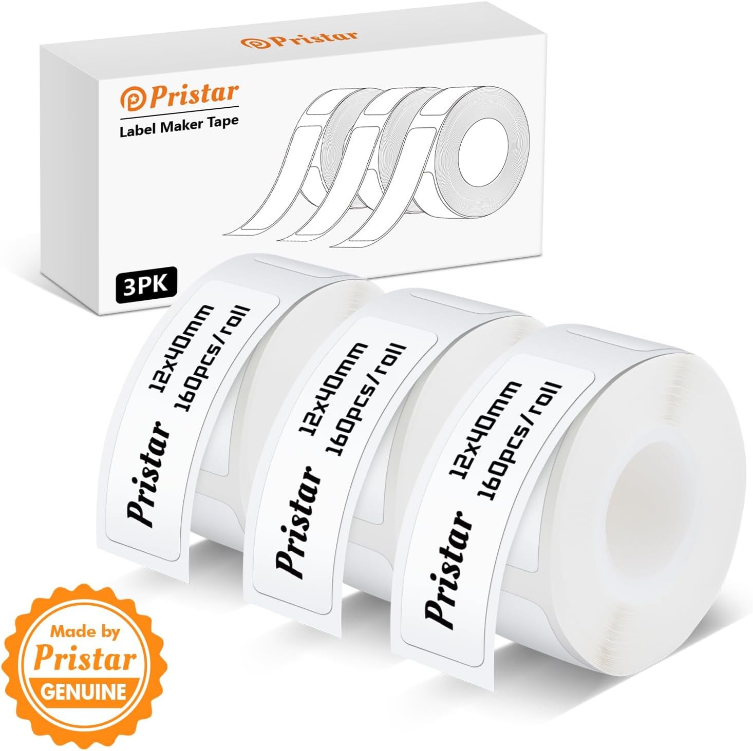 3 Rolls/Box Self-Adhesive Thermal Paper Sticker for Pocket Printer D30 Q30 P15