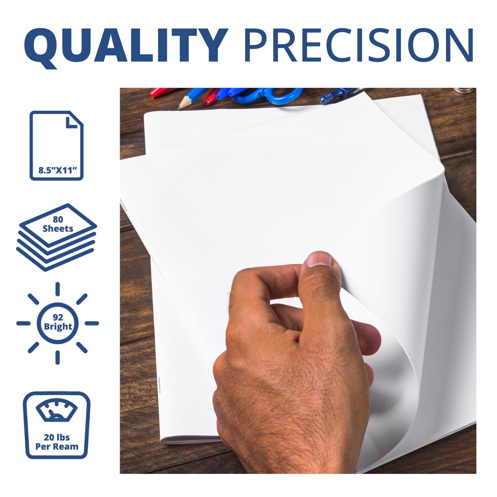 Three Leaf 80 Ct. Multipurpose Paper 8.5 X 11 Inch (50 Units Per Case)