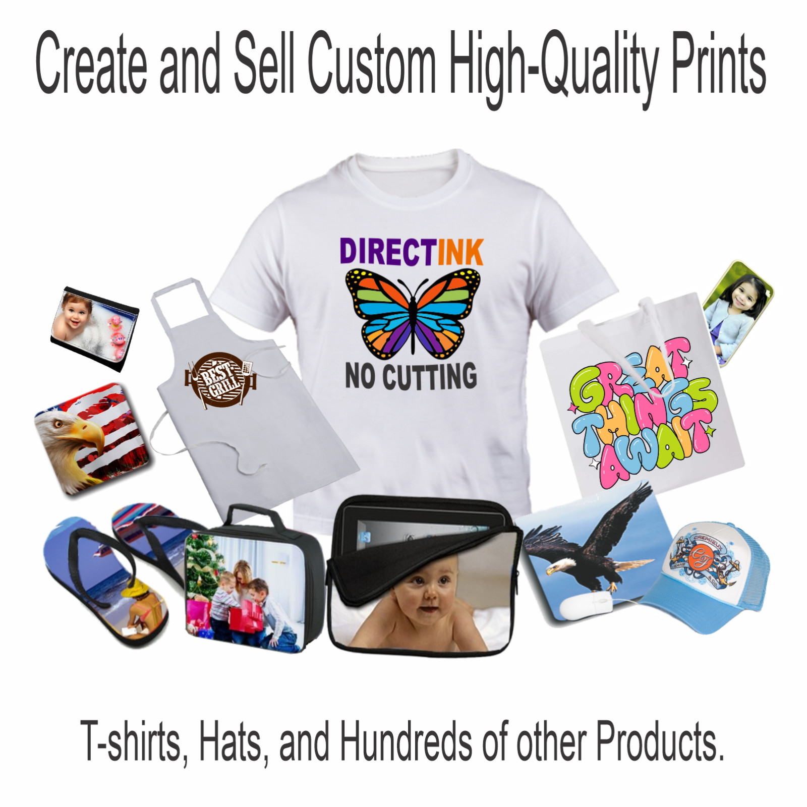 20PK DTF Film A4 Direct Heat Transfer Print on T-Shirt for Epson Printer
