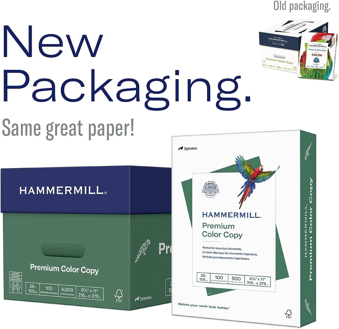 500 Sheets of Acid-Free 32lb Copy Paper, 8.5 x 11, Ideal for Color Printing