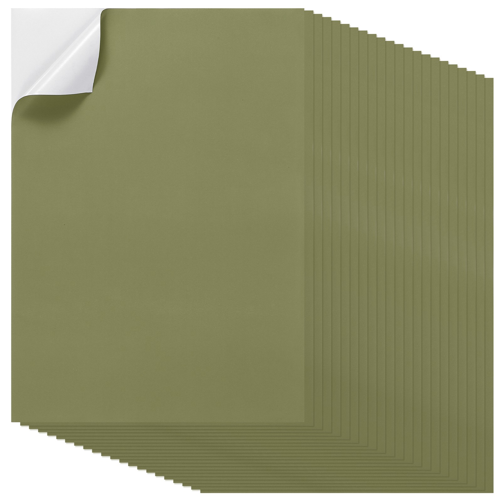 40 Pcs Brown Full Sheet Label Sticker Paper A4 Shipping Labels