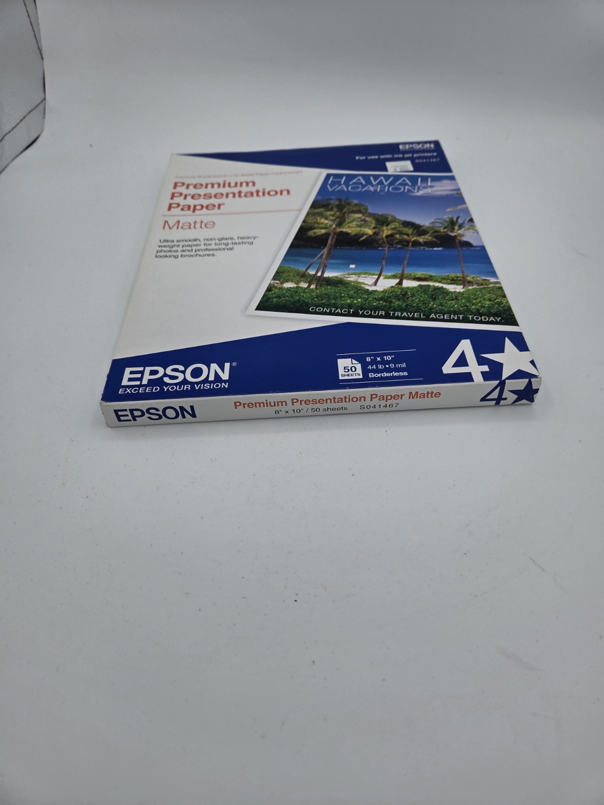Epson Premium Presentation Paper Matte – NEW Factory Sealed – 8″ x 10″ 50 Sheet