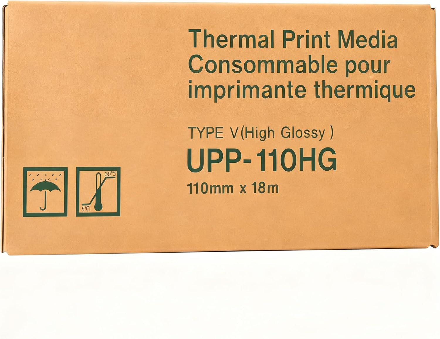 UPP-110HG High Gloss Ultrasound Paper Film Media 5 Rolls
