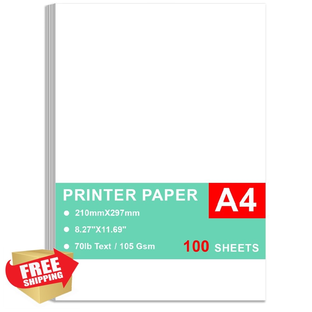 Lyuzecheean 100 Sheets A4 Printer Paper