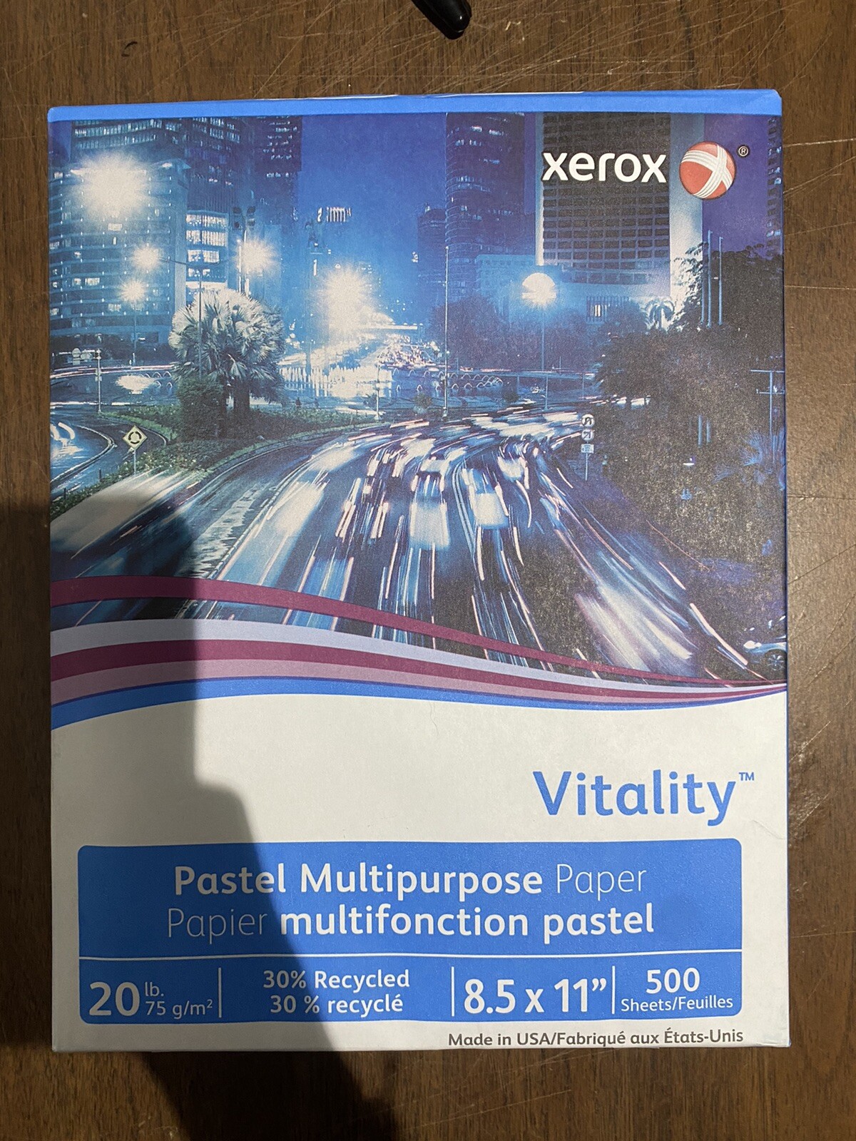 Xerox Vitality 3R11050 Blue/Bleu Colored Paper 8.5 x 11 500 sheets