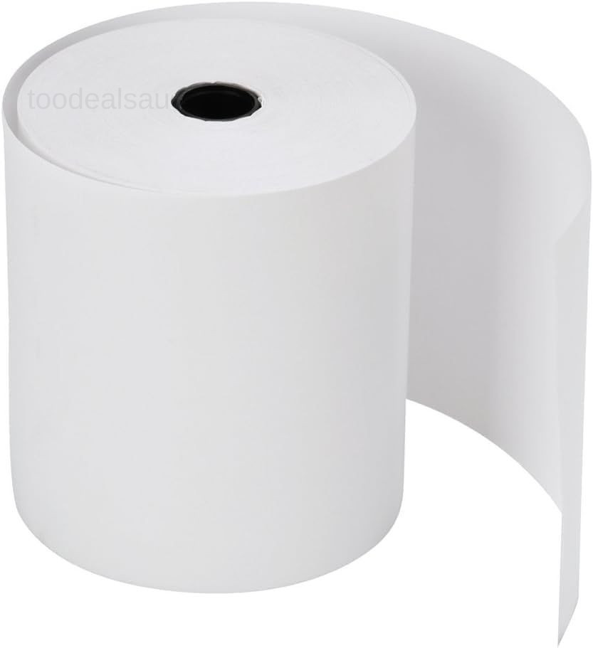 Thermal Paper 2 1/4 inch x 50 feet, Cash Register 2 x 50 White