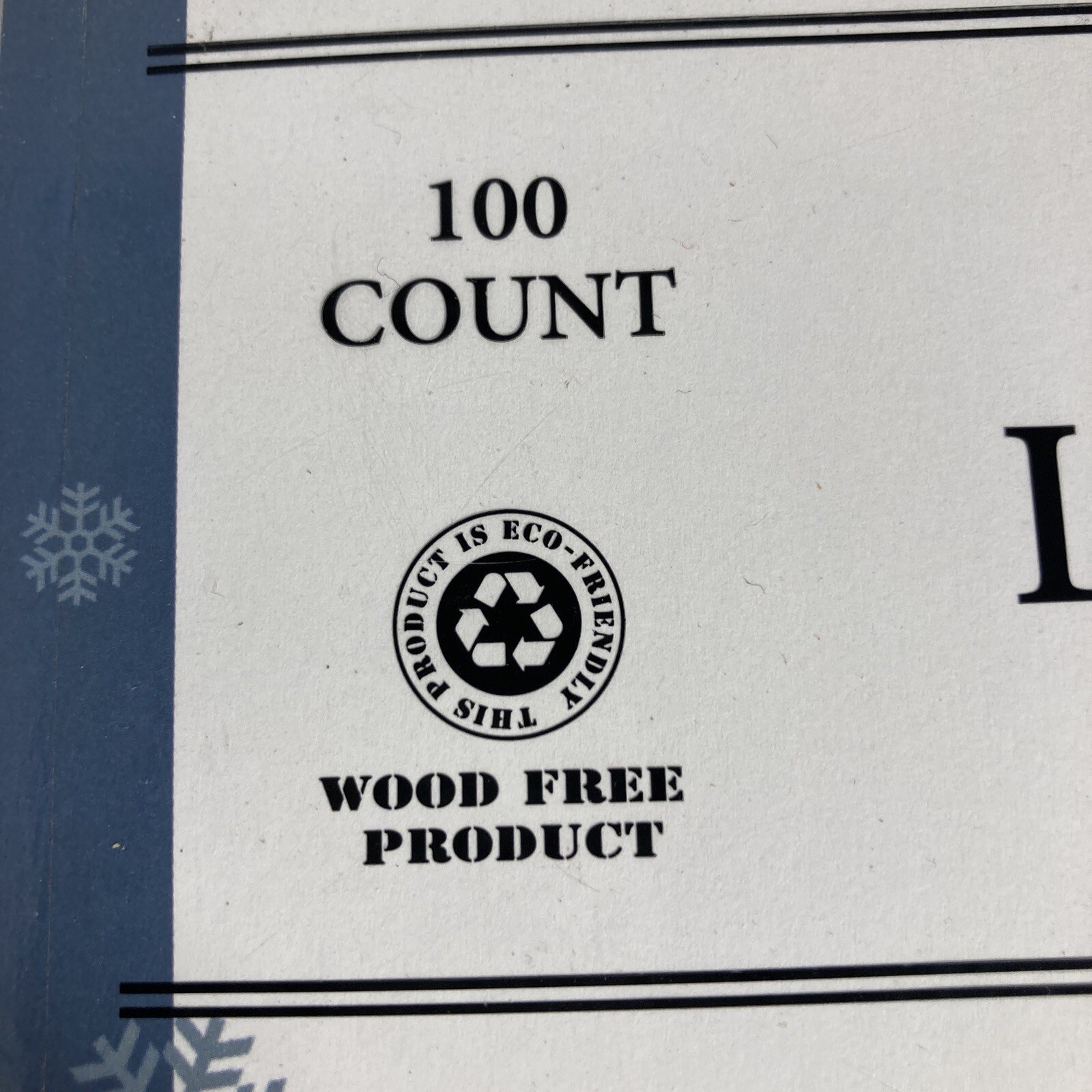 New Snowmen Winter Happy Holidays Letterhead 100 Count Inkjet Copier Laser Paper