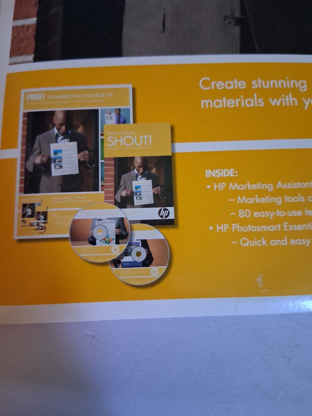HP Marketing In A Box Kit Unopened 2007 SA135A