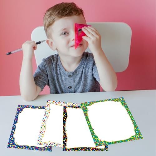 80 Sheets Colorful Stationary Paper Dots Decorative Letterhead Papers for