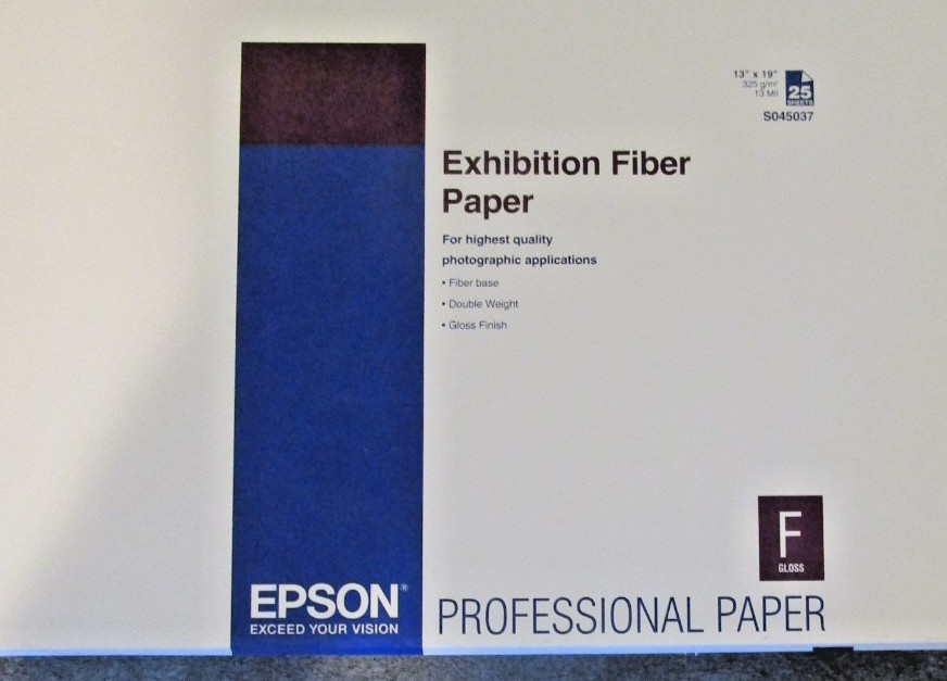 Epson Inkjet Paper 13×19 (21) S045037 NEW 325gsm Exhibition Fiber Paper