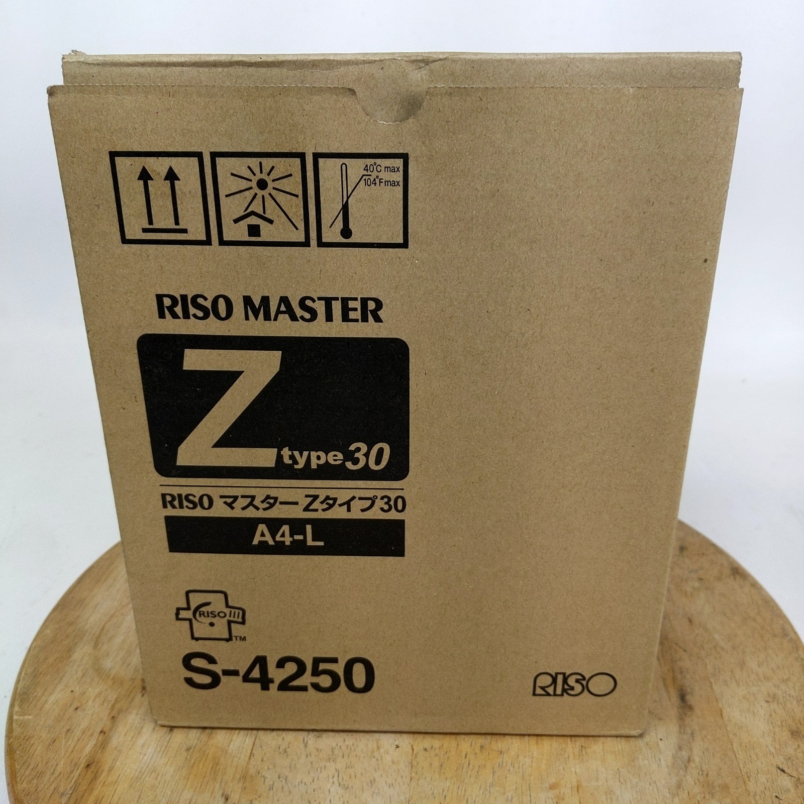 RISO MASTER Z type 30 S-4250 A4-L Duplicator Master Rolls 2 Rolls NEW