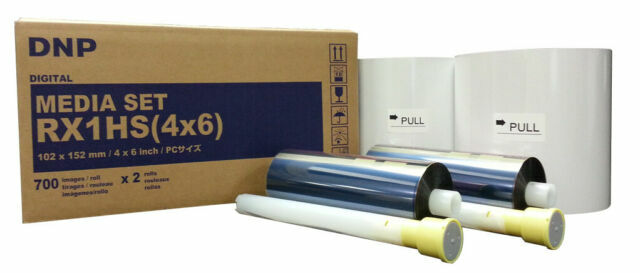 DNP RX1 HS 4×6 in 2 x 700 Printing Rolls for Sublimation Printer