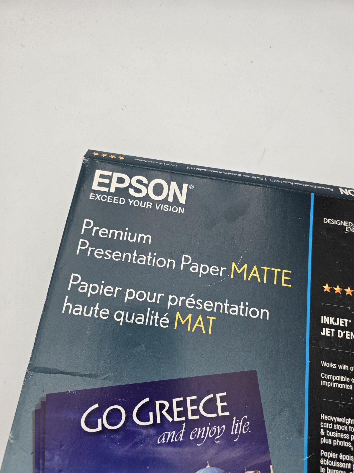 Epson Premium Presentation Paper Matte 50 pgs. works w/ALL ink jet printers NEW