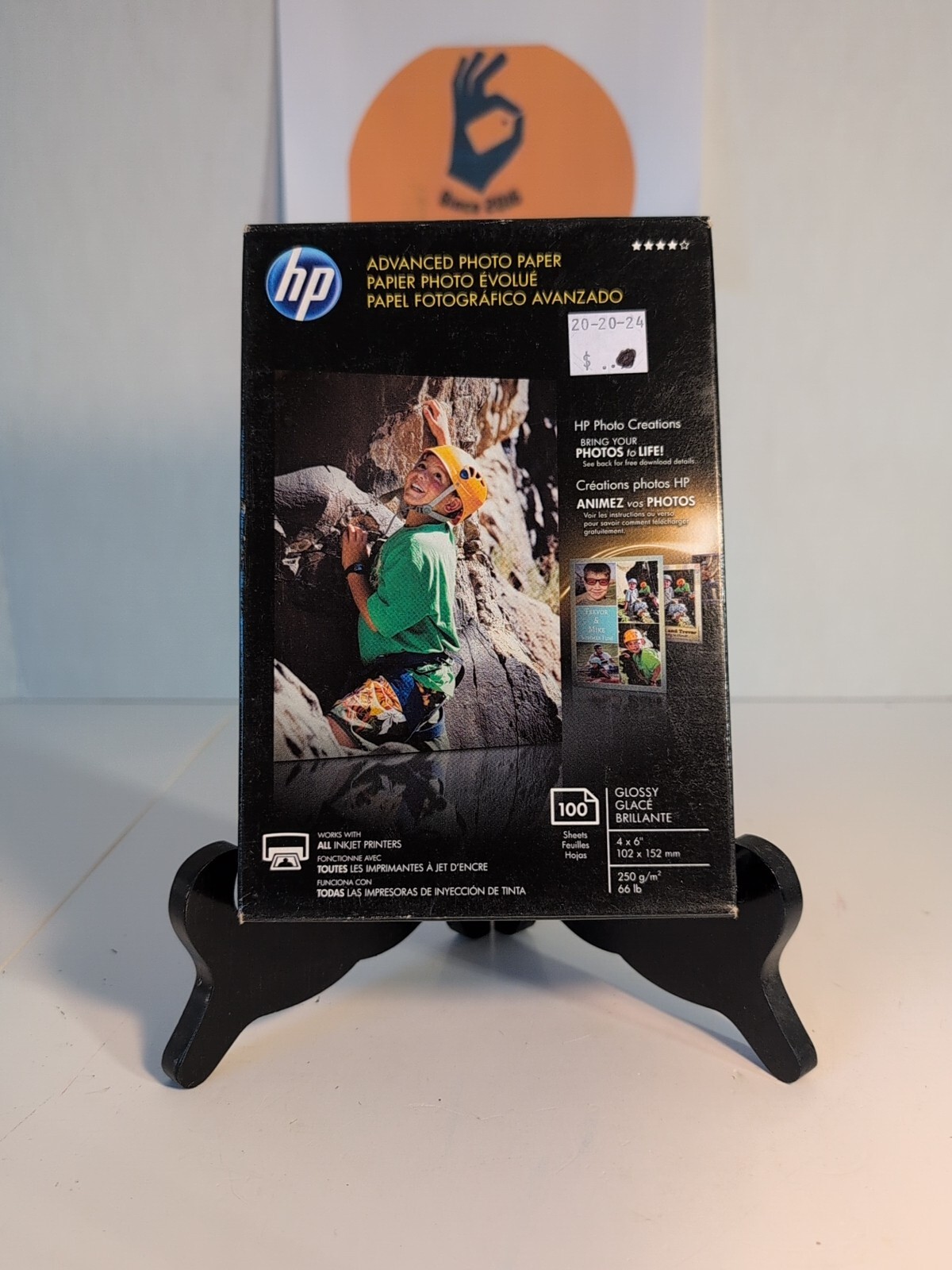 HP Advanced Photo Glossy Q6638A Paper 100 Sheets 4″x6″ 66lb All InkJet Printers