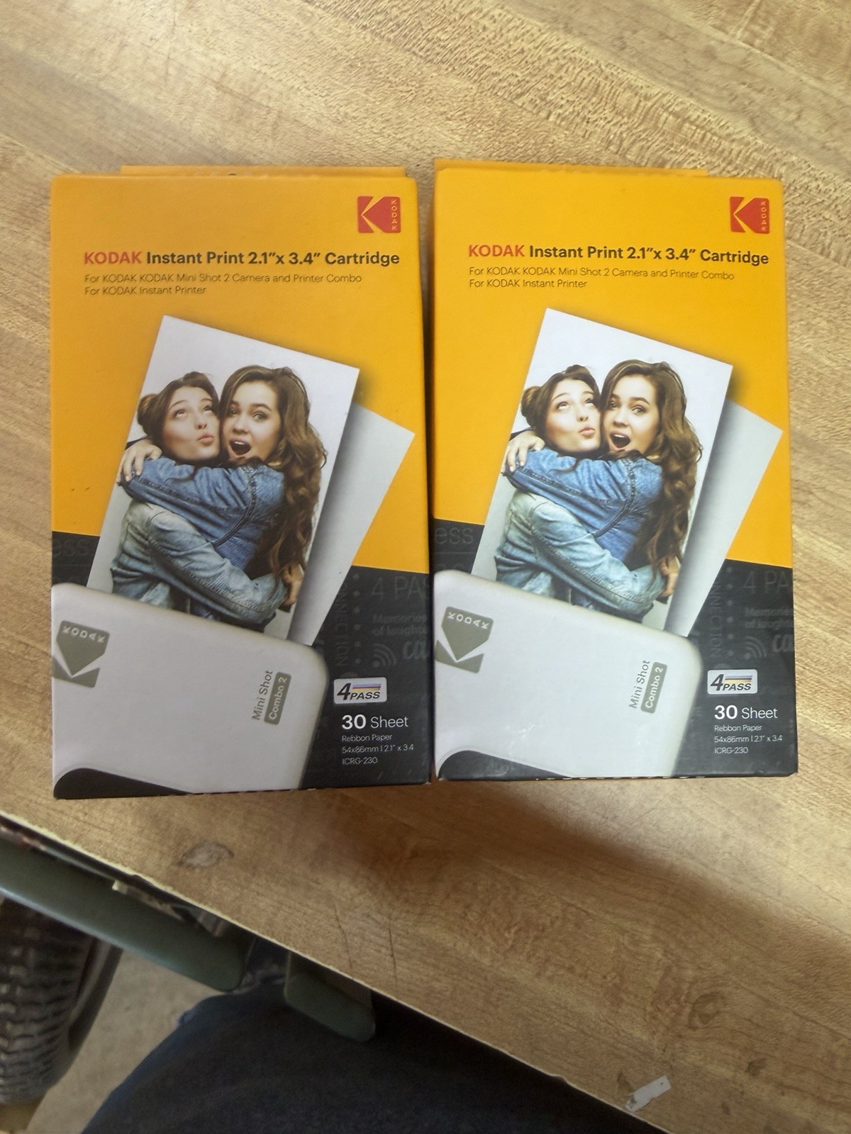 Kodak ICRG 230 Mini Shot 2 Instant Cartridge 60 Sheets Total 2.1×3.4 OEM
