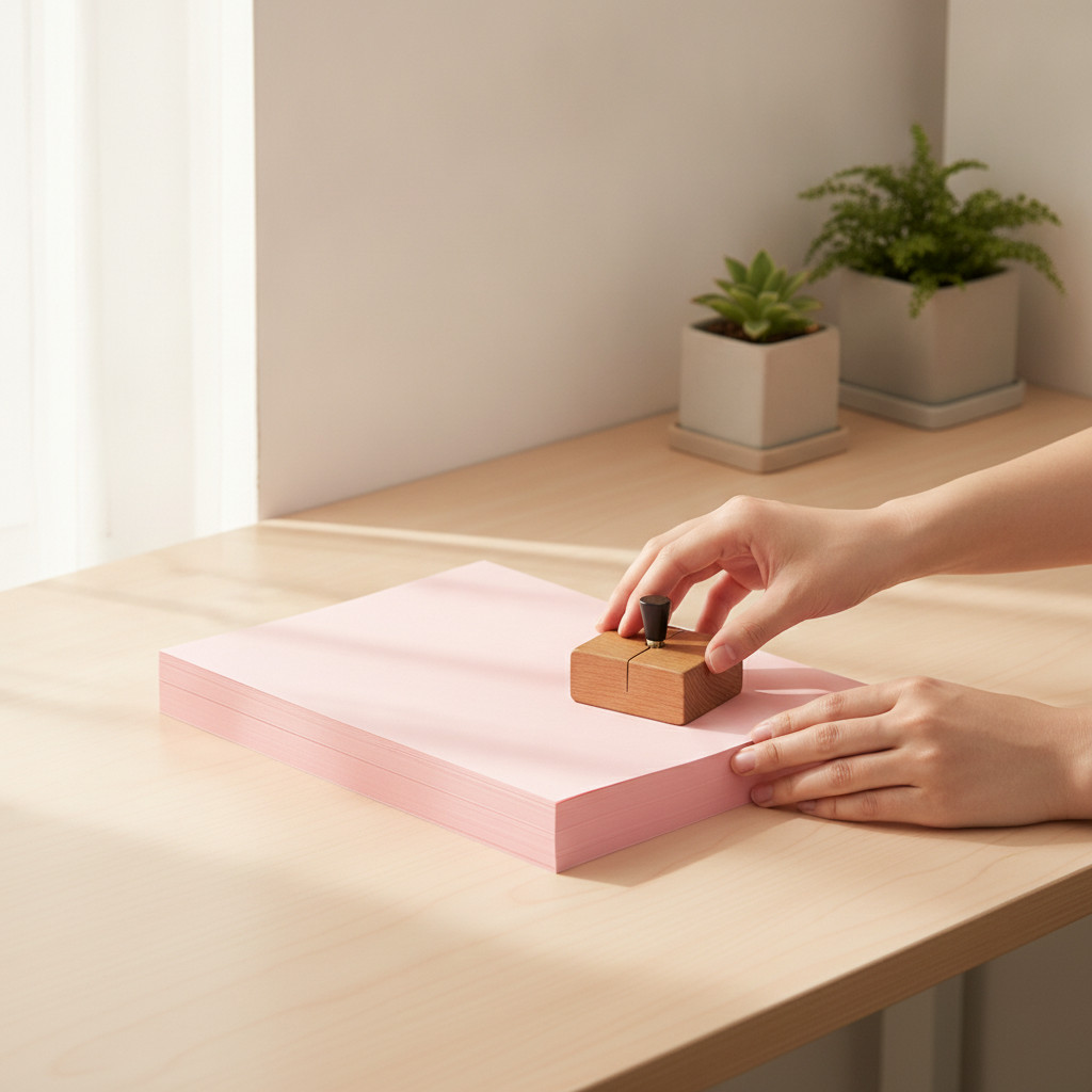Pink Printer Paper, A4 Copy Paper for Double-Sided Printing