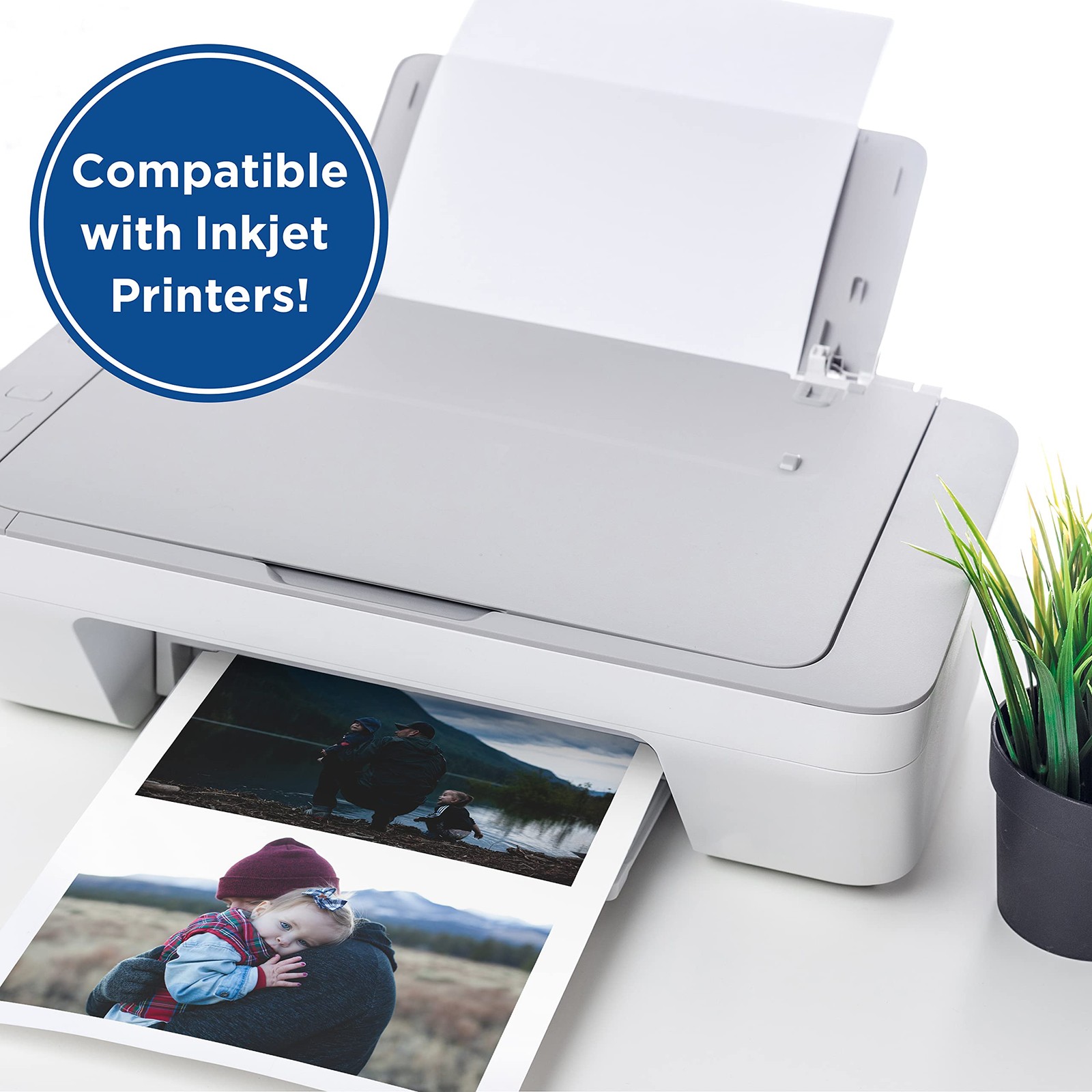 Double Sided Matte Photo Paper 8.5×11 Inch 80 PCS 6.5 mil Inkjet 004266