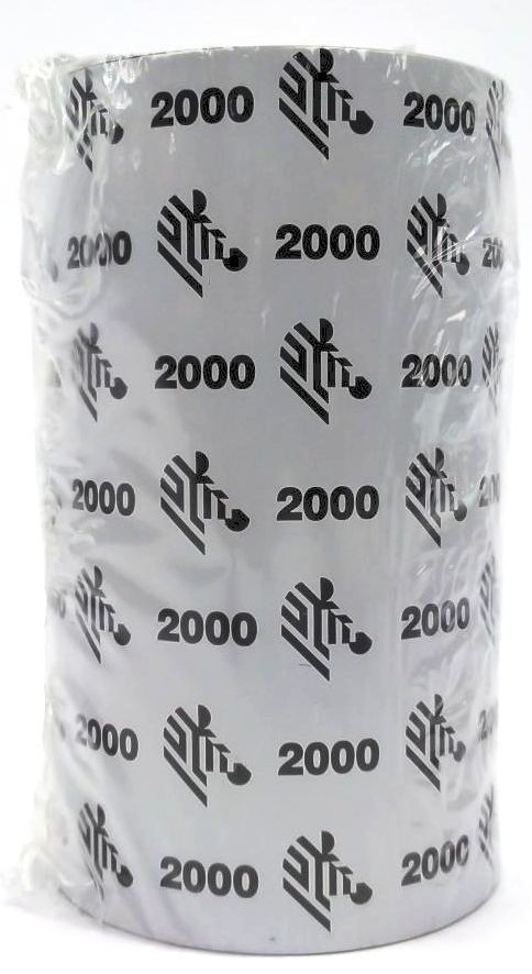 Zebra 4.33″ x 984′ Performance 2000 Wax Ribbons 02000BK11030 Genuine – 22 Rolls