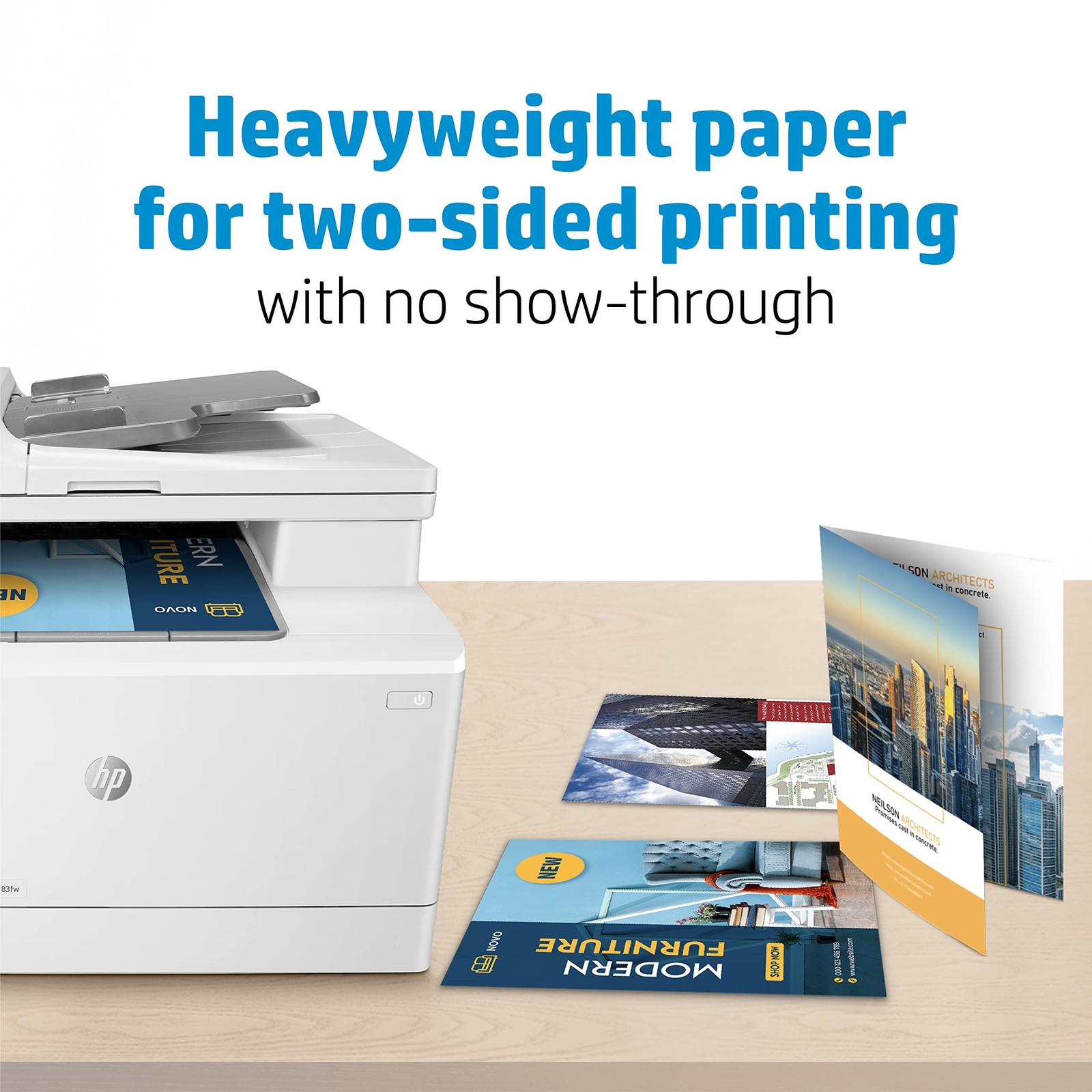 HP Professional Business Paper 52lb Weight 8.5×11 Matte White 150/Pack 4WN05A