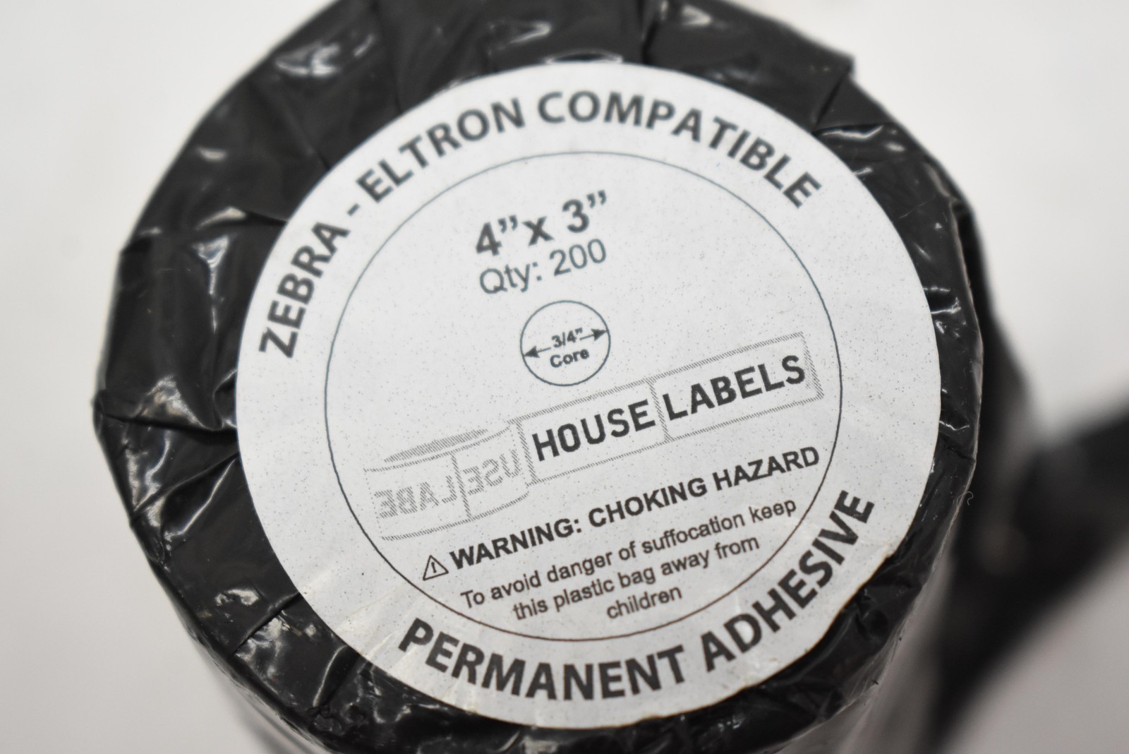 House Labels for Zebra Eltron COMPATIBLE 4×3 White Labels Roll Qty 200