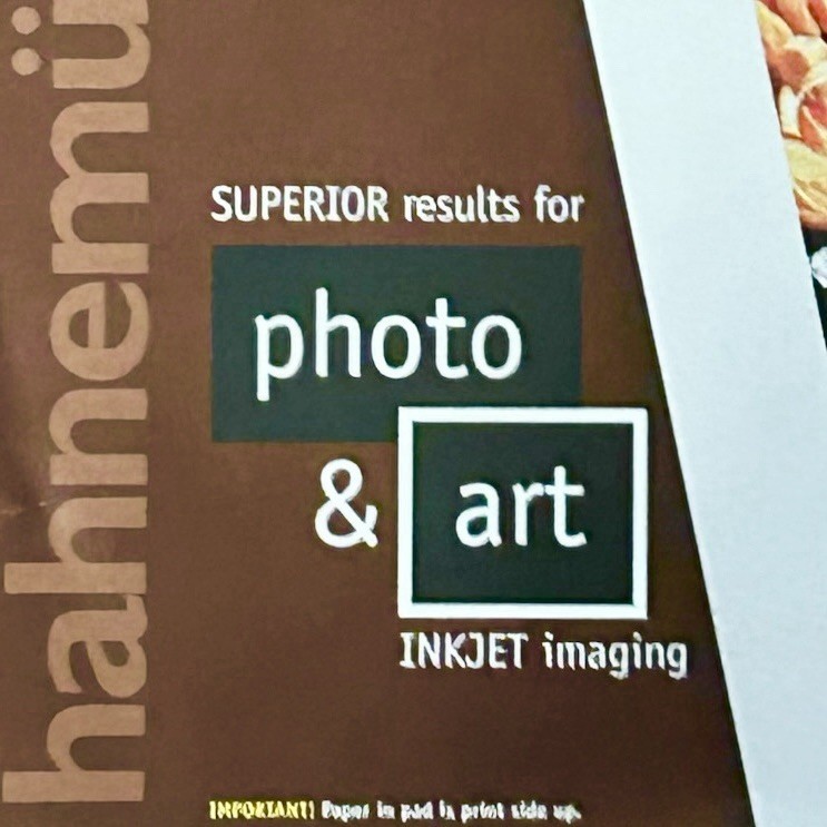 HAHNEMÜHLE Watercolor Surface INKJET Paper 8.5”x11” Pad 10 Sheets Soft Felt NOS