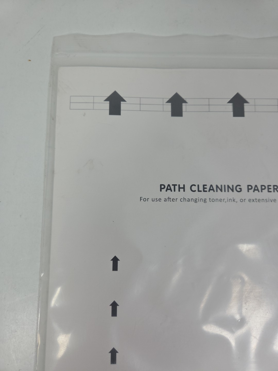 18-Pack Letter Size Printer Path Cleaning Paper Sheets | Laser and Inkjet Copier