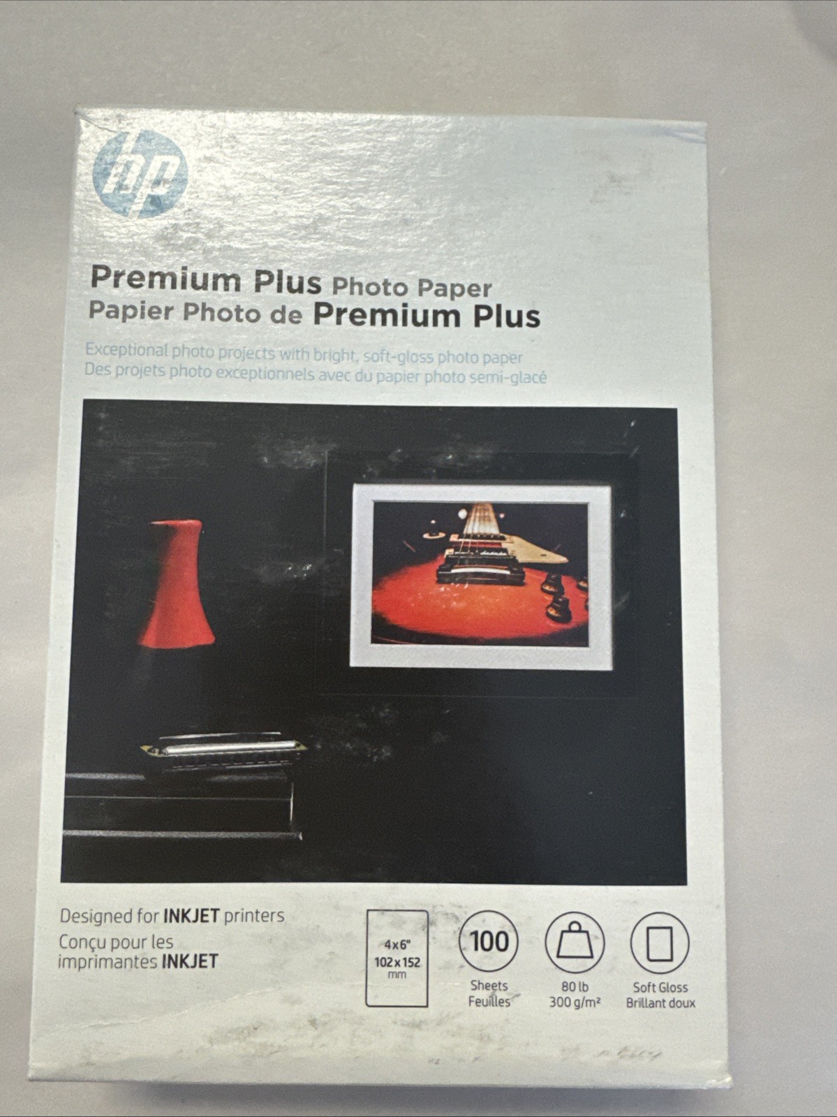 NEW HP Everyday Photo Paper 4×6 Soft Gloss 100 Sheets Sealed Original Packaging