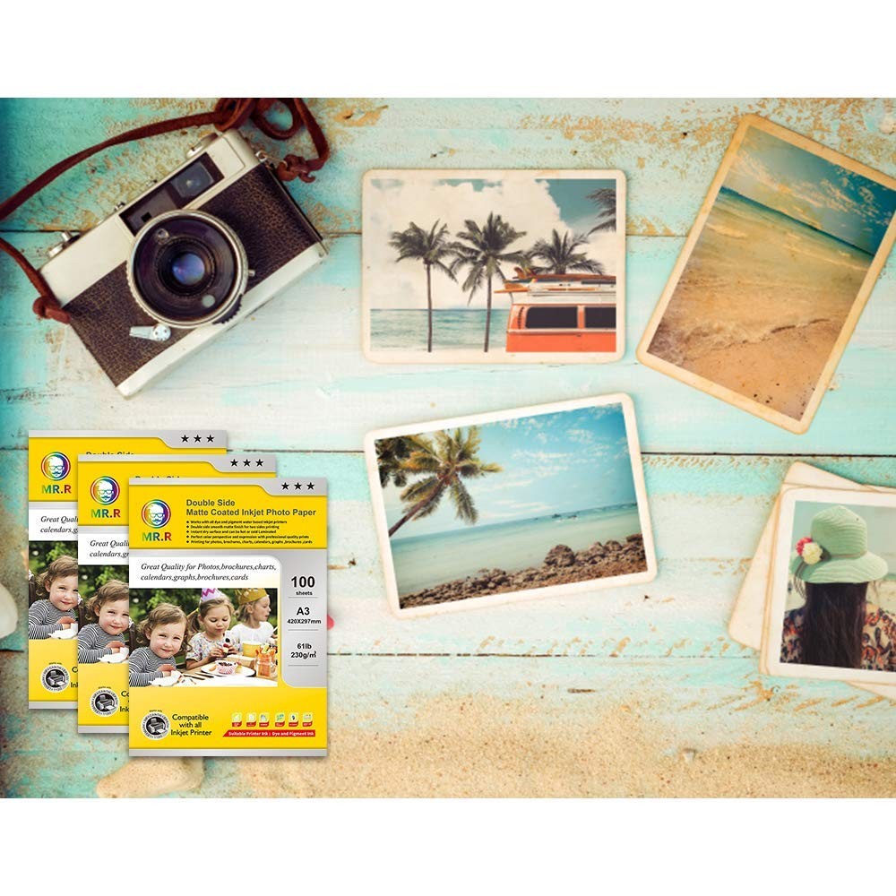 230gsm/sqm A4 Double Sided Matt Printable Photo Paper Double Matt Photo Paper…