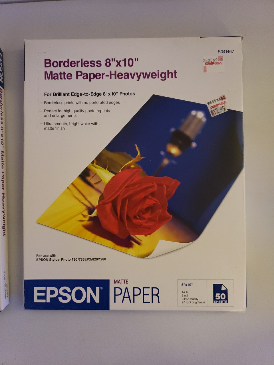 Lot Of 2 Epson Matte Paper (2) Packs 50 Sheets 8.5″ x 11″ New Sealed Ships Fast