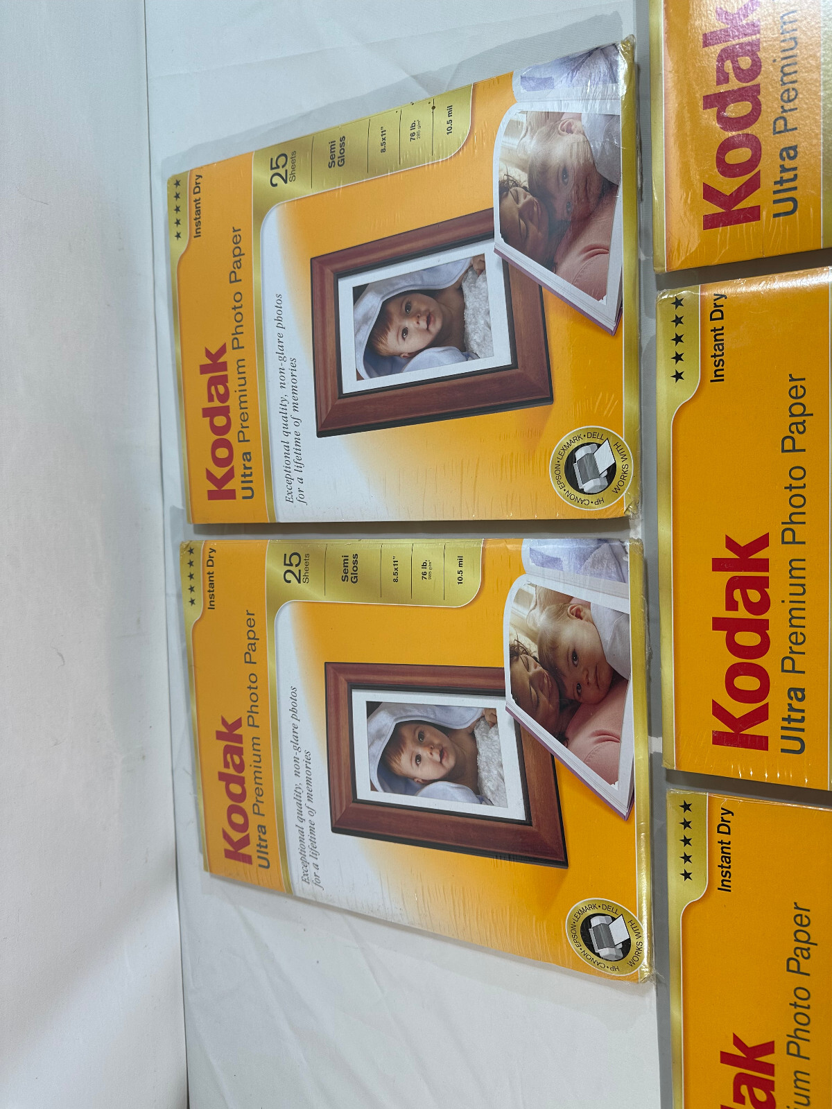 Kodak Instant Dry Ultra Premium Photo Paper 8.5 X 11″ SEALED 125 sheets Ink Jet