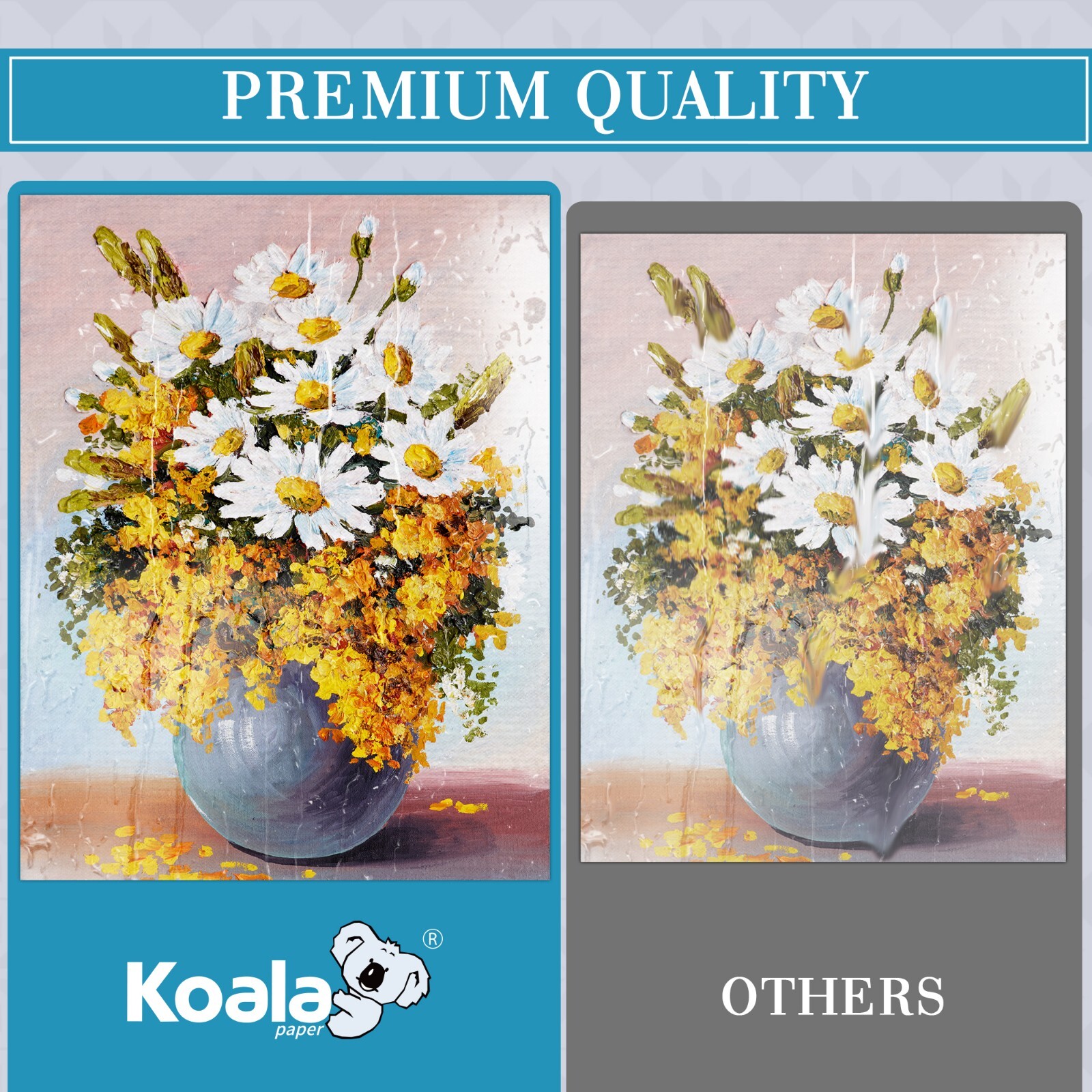 Koala Inkjet Printable Canvas Printer Photo Paper 8.5×11 Matte 240g Waterproof
